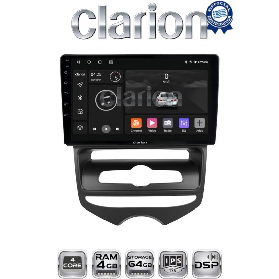 CLARION GL32646A Οθόνη OEM Multimedia Αυτοκινήτου για Hyundai ix20 2012 > 2015 (CarPlay/AndroidAuto/BT/GPS/WIFI/GPRS)