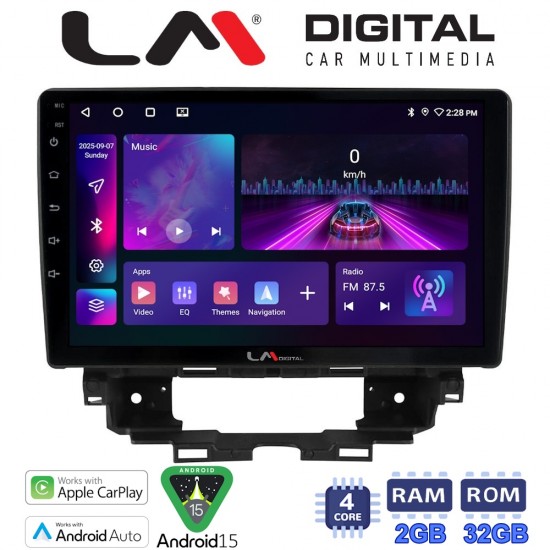 LM Digital - LM ZA4808 GPS Οθόνη OEM Multimedia Αυτοκινήτου για Renault Kangoo 2021 > (CarPlay/AndroidAuto/BT/GPS/WIFI)