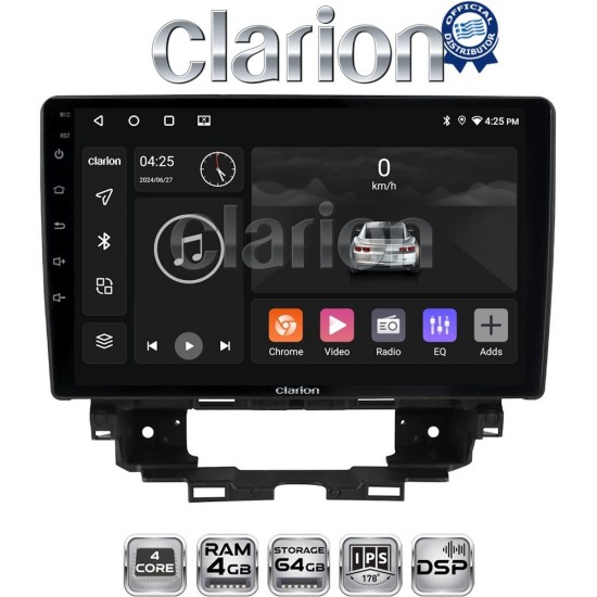 CLARION GL32808 Οθόνη OEM Multimedia Αυτοκινήτου για Renault Kangoo 2021 > (CarPlay/AndroidAuto/BT/GPS/WIFI/GPRS)