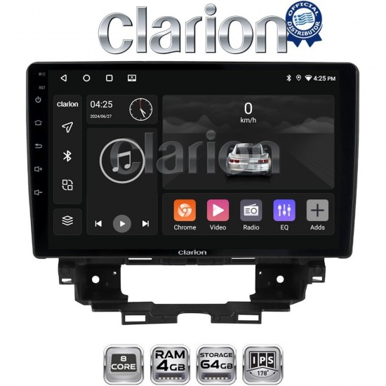 CLARION GL52808 Οθόνη OEM Multimedia Αυτοκινήτου για 10 (CarPlay/AndroidAuto/BT/GPS/WIFI)