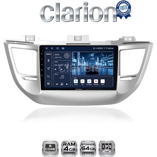 CLARION GL52361 Οθόνη OEM Multimedia Αυτοκινήτου για 9 (CarPlay/AndroidAuto/BT/GPS/WIFI)