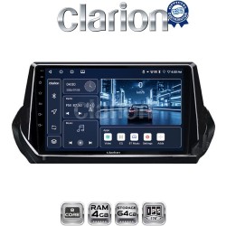 CLARION GL52375 Οθόνη OEM Multimedia Αυτοκινήτου για Peugeot 208 - 2008 2021> (CarPlay/AndroidAuto/BT/GPS/WIFI)