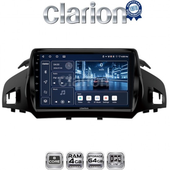 CLARION GL52362 Οθόνη OEM Multimedia Αυτοκινήτου για 9 (CarPlay/AndroidAuto/BT/GPS/WIFI)