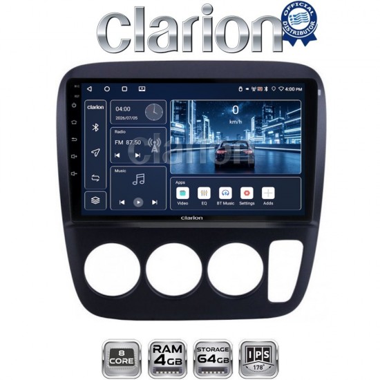 CLARION GL52376A Οθόνη OEM Multimedia Αυτοκινήτου για 9 (CarPlay/AndroidAuto/BT/GPS/WIFI)