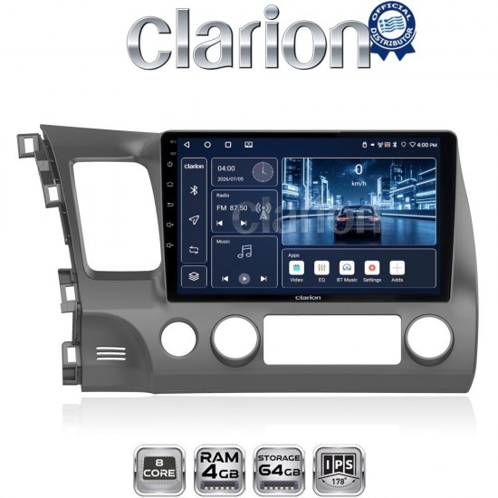 CLARION GL52644 Οθόνη OEM Multimedia Αυτοκινήτου για 10 (CarPlay/AndroidAuto/BT/GPS/WIFI)
