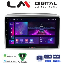LM Digital - LM ZA4289 GPS Οθόνη OEM Multimedia Αυτοκινήτου για Lancia Ypsilon 2006 > 2010 (CarPlay/AndroidAuto/BT/GPS/WIFI)