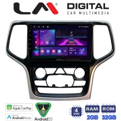 LM Digital - LM ZA4534A GPS Οθόνη OEM Multimedia Αυτοκινήτου για Jeep Grand Cherokee 2014 > 2019 (CarPlay/AndroidAuto/BT/GPS/WIFI)