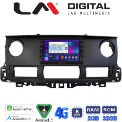 LM Digital - LM ZG8925 GPS Οθόνη OEM Multimedia Αυτοκινήτου για Renault Traffic 2003 > 2011 (CarPlay/AndroidAuto/BT/GPS/WIFI/GPRS)