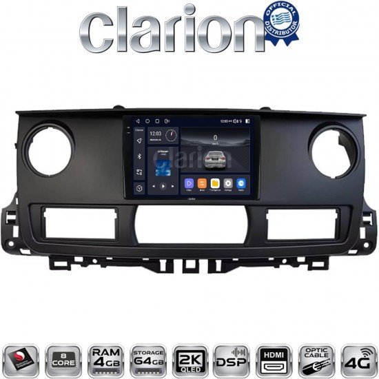 CLARION GL74925 Οθόνη OEM Multimedia Αυτοκινήτου για Renault Traffic 2003 > 2011 (CarPlay/AndroidAuto/BT/GPS/WIFI/GPRS)