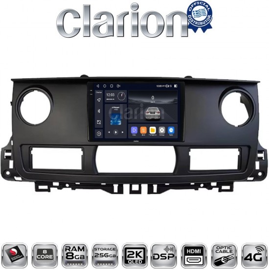 CLARION GL75925 Οθόνη OEM Multimedia Αυτοκινήτου για Renault Traffic 2003 > 2011 (CarPlay/AndroidAuto/BT/GPS/WIFI/GPRS)