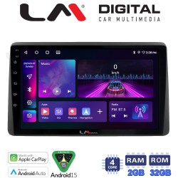 LM Digital - LM ZA4434B GPS Οθόνη OEM Multimedia Αυτοκινήτου για Dacia Duster 2019 (CarPlay/AndroidAuto/BT/GPS/WIFI)