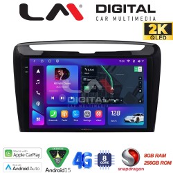 LM Digital - LM ZQ8612 GPS Οθόνη OEM Multimedia Αυτοκινήτου για Lancia Ypsilon 2011 > 2024 (CarPlay/AndroidAuto/BT/GPS/WIFI/GPRS)