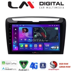 LM Digital - LM ZT8612 GPS Οθόνη OEM Multimedia Αυτοκινήτου για Lancia Ypsilon 2011 > 2024 (CarPlay/AndroidAuto/BT/GPS/WIFI/GPRS)