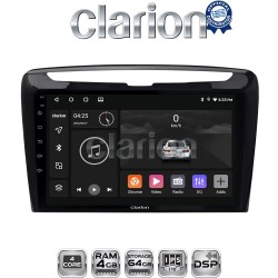CLARION GL32612 Οθόνη OEM Multimedia Αυτοκινήτου για Lancia Ypsilon 2011 > 2024 (CarPlay/AndroidAuto/BT/GPS/WIFI/GPRS)