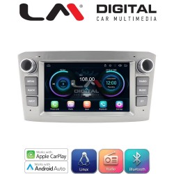 LM Digital - LM LX025 Οθόνη OEM Multimedia Αυτοκινήτου για TOYOTA AVENSIS T25 2003 > 2008 (CarPlay/AndroidAuto/BT/WIFI) Linux OS