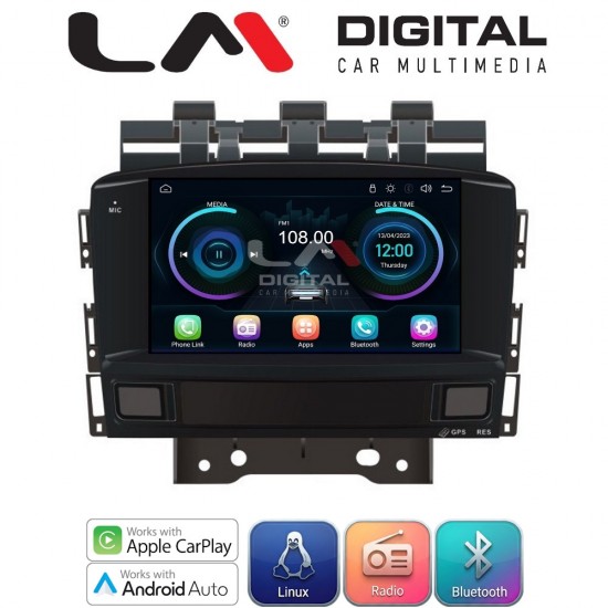 LM Digital - LM LX072 Οθόνη OEM Multimedia Αυτοκινήτου για OPEL ASTRA J 2011 > 2015 (CarPlay/AndroidAuto/BT/WIFI) Linux OS
