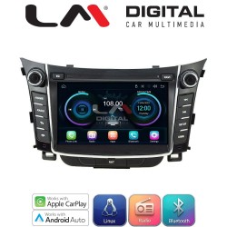 LM Digital - LM LX156 Οθόνη OEM Multimedia Αυτοκινήτου για HYUNDAI I30 2012 > 2016 (CarPlay/AndroidAuto/BT/WIFI) Linux OS