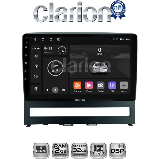 CLARION GL31008 Οθόνη OEM Multimedia Αυτοκινήτου για Fiat Albea - Palio - Idea 2004 > 2012 (CarPlay/AndroidAuto/BT/GPS/WIFI)