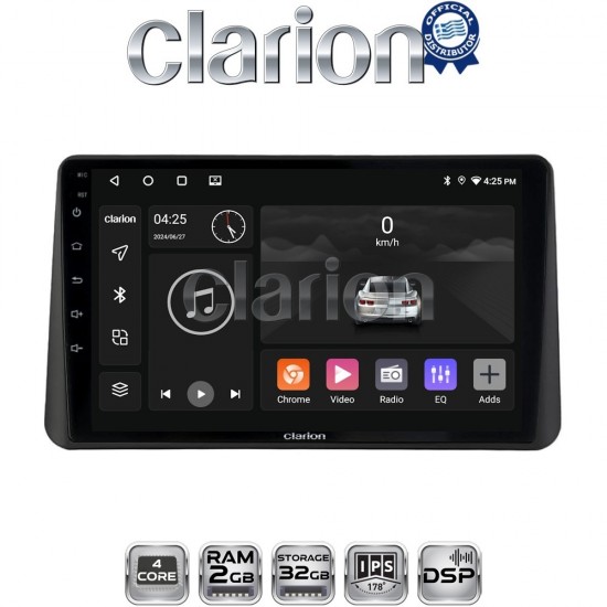CLARION GL31535 Οθόνη OEM Multimedia Αυτοκινήτου για Dacia Duster 2024 > 2026 (CarPlay/AndroidAuto/BT/GPS/WIFI)