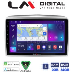 LM Digital - LM ZN4289 GPS Οθόνη OEM Multimedia Αυτοκινήτου για Lancia Ypsilon 2006 > 2010 (CarPlay/AndroidAuto/BT/GPS/WIFI/GPRS)