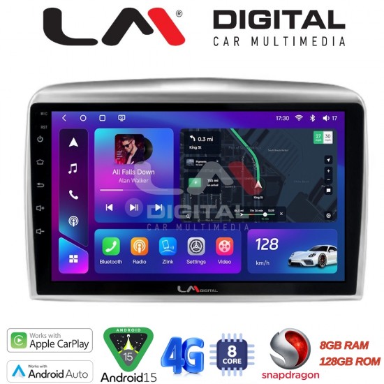 LM Digital - LM ZT8289 GPS Οθόνη OEM Multimedia Αυτοκινήτου για Lancia Ypsilon 2006 > 2010 (CarPlay/AndroidAuto/BT/GPS/WIFI/GPRS)