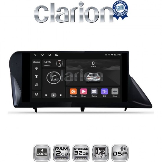 CLARION GL31800H Οθόνη OEM Multimedia Αυτοκινήτου για LEXUS RX 2009 > 2014 (CarPlay/AndroidAuto/BT/GPS/WIFI)