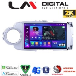 LM Digital - LM ZQ8254 GPS Οθόνη OEM Multimedia Αυτοκινήτου για Toyota Yaris 2012 > 2015 (CarPlay/AndroidAuto/BT/GPS/WIFI/GPRS)