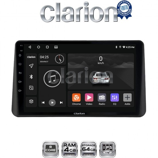 CLARION GL53535 Οθόνη OEM Multimedia Αυτοκινήτου για 9 (CarPlay/AndroidAuto/BT/GPS/WIFI/GPRS)