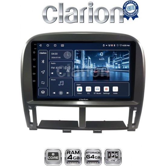 CLARION GL53980 Οθόνη OEM Multimedia Αυτοκινήτου για 9 (CarPlay/AndroidAuto/BT/GPS/WIFI/GPRS)