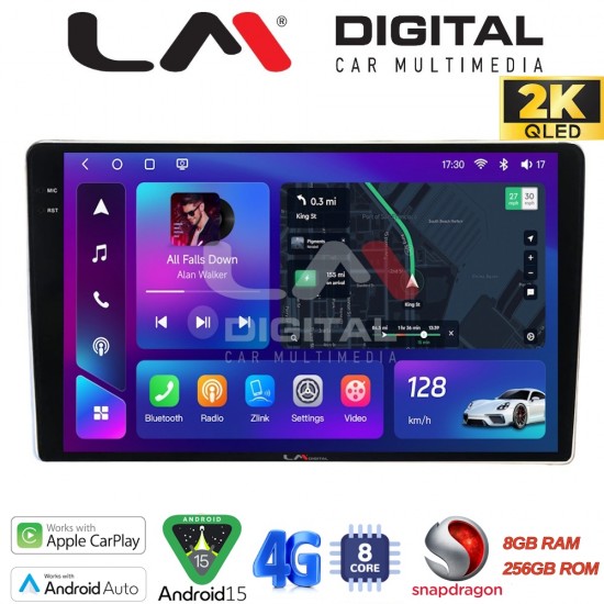 LM Digital - LM ZQ8566B GPS Οθόνη OEM Multimedia Αυτοκινήτου για Toyota ProAce 2013 > 2016 Citroen C2 2003 > 2009 Citroen C3 2001 > 2010 Citroen Jumpy 2007 > 2016 Citroen Berlingo 2008 > 2019 Peugeot 307 2001 > 2008 Peugeot Expert 2008 &