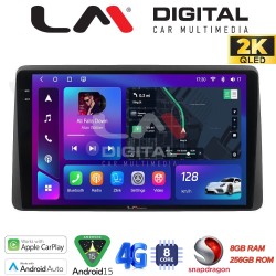 LM Digital - LM ZQ8434B GPS Οθόνη OEM Multimedia Αυτοκινήτου για Dacia Duster 2019 (CarPlay/AndroidAuto/BT/GPS/WIFI/GPRS)