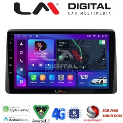 LM Digital - LM ZT8434B GPS Οθόνη OEM Multimedia Αυτοκινήτου για Dacia Duster 2019 (CarPlay/AndroidAuto/BT/GPS/WIFI/GPRS)
