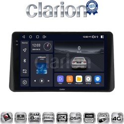 CLARION GL75535 Οθόνη OEM Multimedia Αυτοκινήτου για Dacia Duster 2024 > 2026 (CarPlay/AndroidAuto/BT/GPS/WIFI/GPRS)
