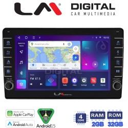 LM Digital - LM ZG4592 GPS Οθόνη OEM Multimedia Αυτοκινήτου για Fiat Panda 2003 > 2012 (CarPlay/AndroidAuto/BT/GPS/WIFI/GPRS)