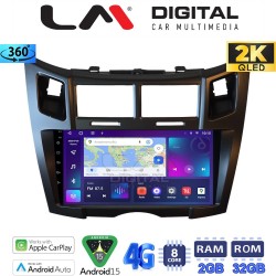 LM Digital - LM ZB8085B GPS Οθόνη OEM Multimedia Αυτοκινήτου για Toyota Yaris 2006 > 2011 (CarPlay/AndroidAuto/BT/GPS/WIFI/GPRS)