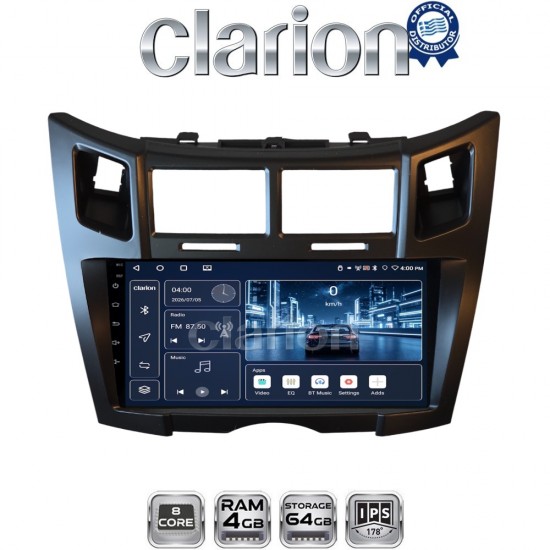 CLARION GL52085B Οθόνη OEM Multimedia Αυτοκινήτου για 9 (CarPlay/AndroidAuto/BT/GPS/WIFI)