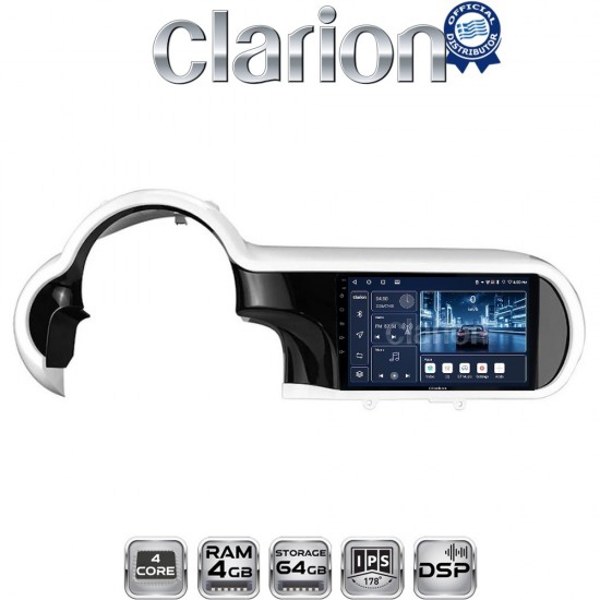 CLARION GL32184 Οθόνη OEM Multimedia Αυτοκινήτου για Renault Twingo 2014 > 2024 (CarPlay/AndroidAuto/BT/GPS/WIFI/GPRS)