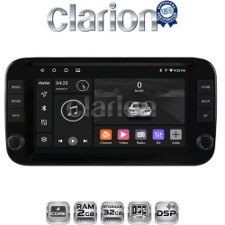 CLARION GLK31595 Οθόνη OEM Multimedia Αυτοκινήτου για Fiat Panda 2003 > 2012 (CarPlay/AndroidAuto/BT/GPS/WIFI/GPRS)