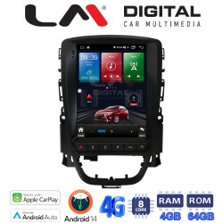 LM Digital - LM TC8072 GPS Οθόνη OEM Multimedia τυπου Tesla 9,7inch Opel Astra J (CarPlay/AndroidAuto/BT/GPS/WIFI/GPRS)