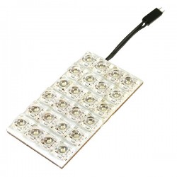 ΠΛΑΦΟΝΙΕΡΑ ΜΕ 24 LED (35x65mm)