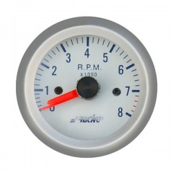 ΣΤΡΟΦΟΜΕΤΡΟ ΛΕΥΚΟ 0-8.000rpm