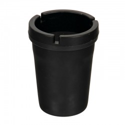 Lampa - Σταχτοδοχείο / Τασάκι Αυτοκινήτου Ashtray Cup Κλειστό με Υποδοχή για Τσιγάρο σε Μαύρο Χρώμα - 1 Τεμ. (L6546.5)