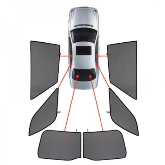 CarShades - ΚΟΥΡΤΙΝΑΚΙΑ  CAR SHADES ΓΙΑ HYUNDAI i30 5p 3/12+ - 6 ΤΕΜ. (PVC.HYU-I30-5-B)