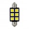 Λαμπάκια Πλαφονιέρας 24-30V SV8,5-8 15x39mm 108lm HYPER-LED18 (Διπλής Πολικότητας) BLISTER 2τεμ