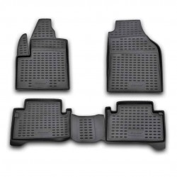 Novline – Πατάκια Σκαφάκια για Ford Transit Tourneo Connect 06/2002 > 10/2013 5πορτο / MiniVan / Επαγγελματικό για αντοχή καθημερινής χρήσης από TPE λάστιχο – 1 Σετ (1571892G/NV)