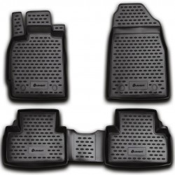 ΠΑΤΑΚΙΑ ΣΕ ΣΚΑΦΗ TPE ΛΑΣΤΙΧΟ ΓΙΑ MAZDA CX7 10/2009-12/2013  ΣΕ ΑΝΘΡΑΚΙ ΣΚΟΥΡΟ ΓΚΡΙ ΧΡΩΜΑ NOVLINE - 4 ΤΕΜ.