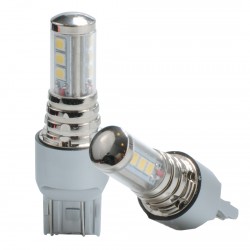 T20 12V PGJ19-2 LED 9x3030chip 6W LG PREMIUM ΛΕΥΚΟ 1ΤΕΜ.