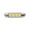 ΛΑΜΠΑΚΙΑ ΠΛΑΦΟΝΙΕΡΑΣ C5W/C10W 12V 0,96W SV8,5 41mm CAN-BUS LED 4xSMD5050 PREMIUM ΛΕΥΚΟ BLISTER 2ΤΕΜ