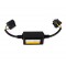 ΑΝΤΙΣΤΑΣΗ CANCELLER CANBUS ΓΙΑ ΛΑΜΠΕΣ H4 LED SET ΜΕ ΚΑΛΩΔΙΟ 320 mm M-TECH - 1 ΤΕΜ.