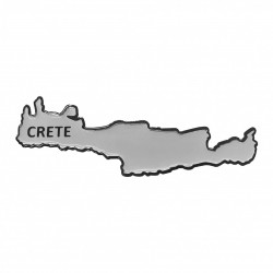 ΚΡΗΤΗ ΑΥΤΟΚΟΛΛΗΤΟ 12 cm ΧΡΩΜΙΟ (ΝΙΚΕΛ) ΜΕ ΕΠΙΚΑΛΥΨΗ ΕΠΟΞΕΙΔΙΚΗΣ ΡΥΤΙΝΗΣ (ΥΓΡΟ ΓΥΑΛΙ) - 1 ΤΕΜ.